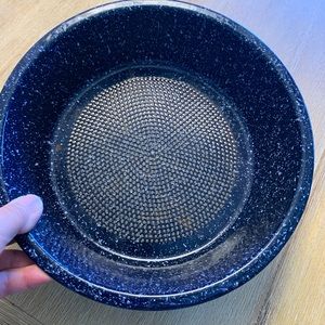 Vintage metalware strainer